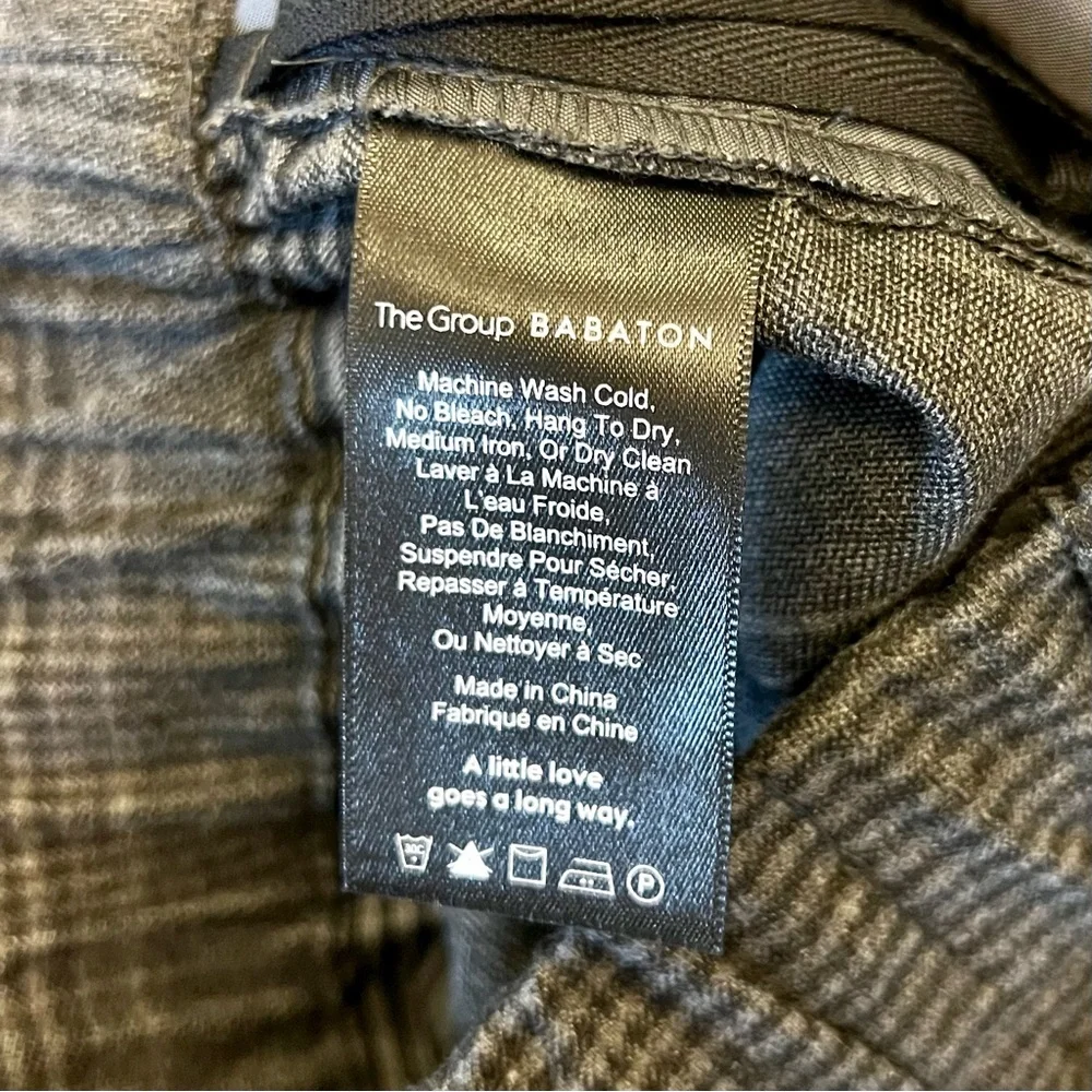 ✨HOST PICK✨ Aritzia The Group by Babaton Jimmy Tie Waist Skirt - Grey Plaid - Picture 9 of 10